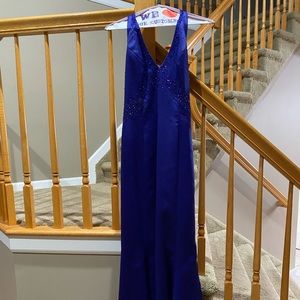 FAVIANA Gown - Purple/Blue - Halter - PROM Dress